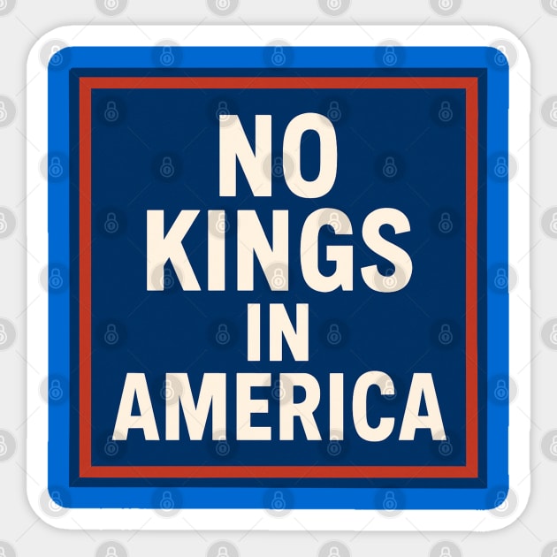 No-Kings Sticker by Creatifly Graphic Tees
